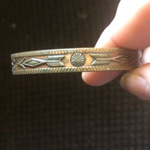 4-sale Old Copper Native American Cuff Bracelet- 666 $40 or $35 w/offer